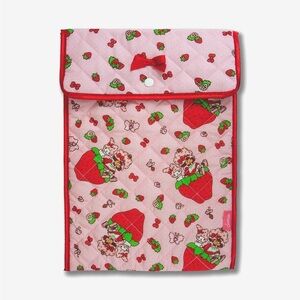 NEW Sonix Sanrio My Melody x Strawberry Shortcake Quilted Laptop Sleeve